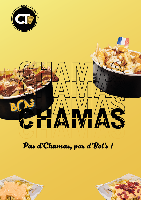 Affiche Chamas Tacos